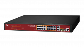 SWITCH ECO 16 PORTS POE+ FAST 