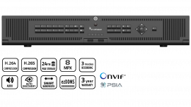 NVR 22 8 CANAUX IP H265 8TO DE