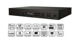 Enregistreur HD-TVI 4 voies 
