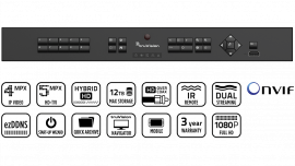 Enregistreur HD-TVI 16voies HD