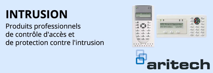 Centrale d'alarme ARITECH, vidéoprotection TRUVISION, réseau